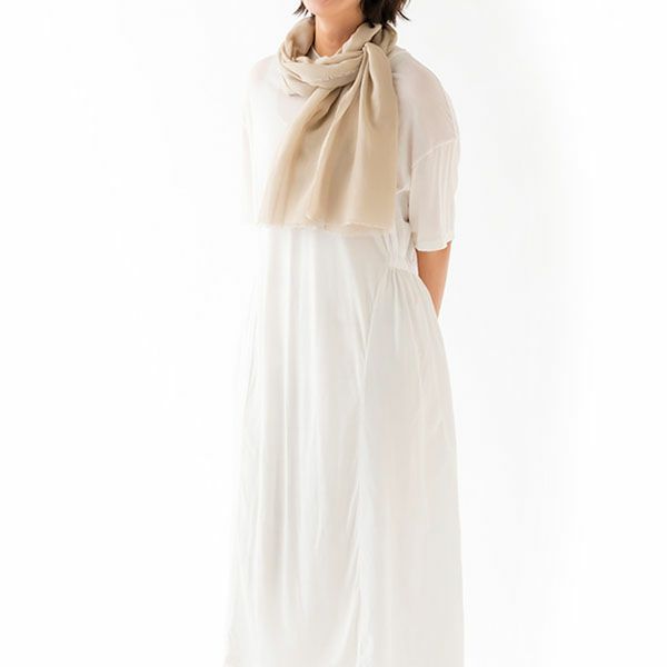 オーガニックコットン ガーゼマフラー36g