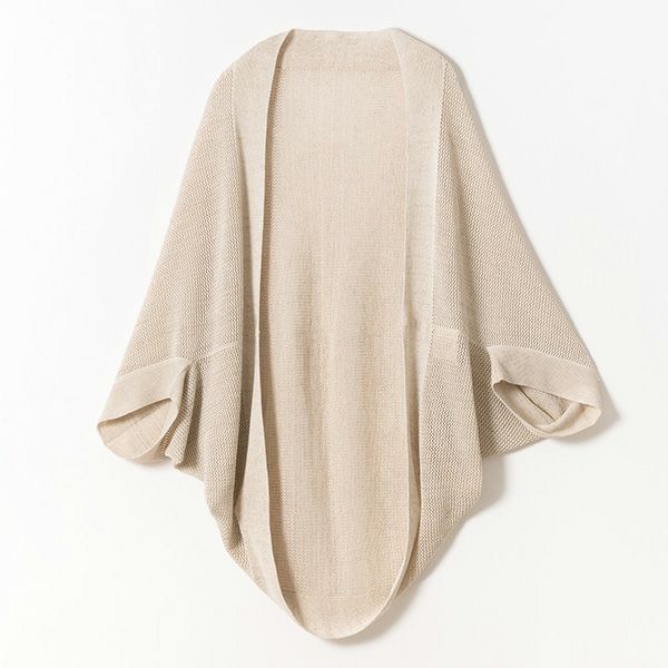 オーガニックコットン&リネン メッシュボレロ