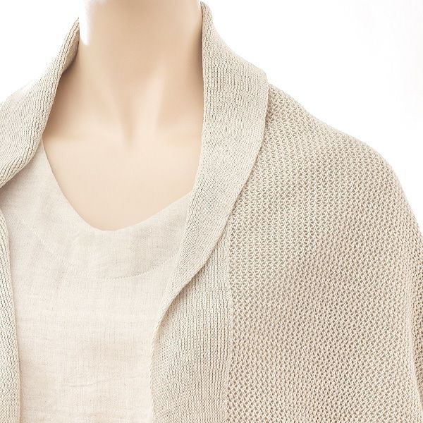 オーガニックコットン&リネン メッシュボレロ