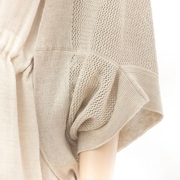 オーガニックコットン&リネン メッシュボレロ