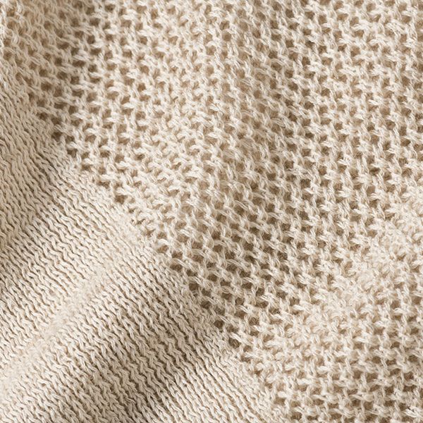 オーガニックコットン&リネン メッシュボレロ