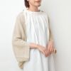 オーガニックコットン&リネン メッシュボレロ