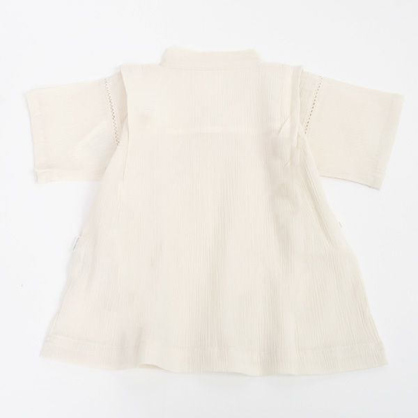 オーガニックコットン ベビー楊柳甚平