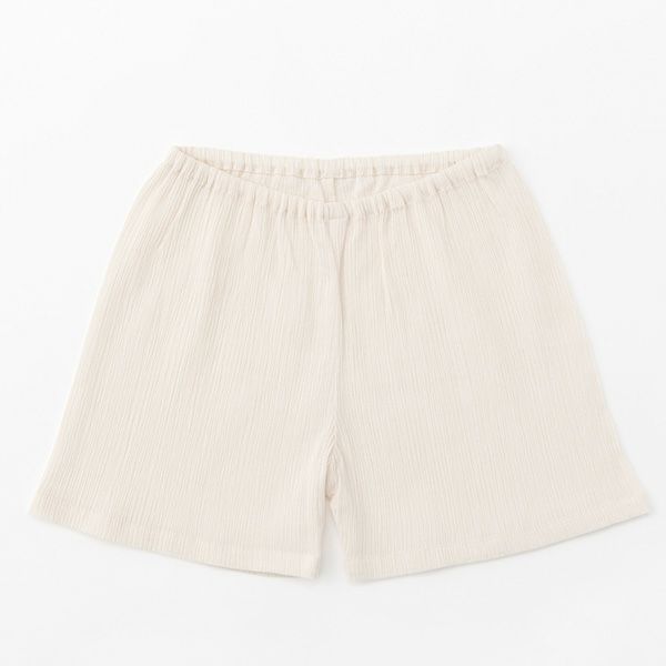 オーガニックコットン ベビー楊柳フリル甚平