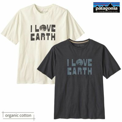 オーガニックコットン メンズ・アース・ラブ・Tシャツ