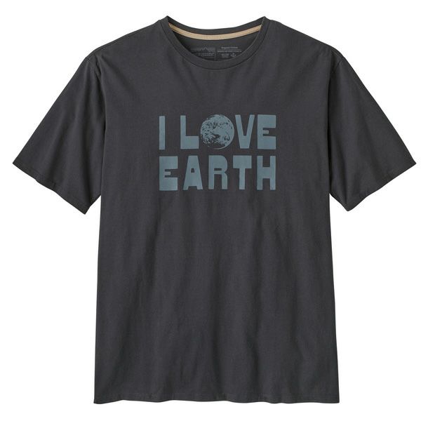 オーガニックコットン メンズ・アース・ラブ・Tシャツ