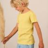 オーガニックコットン キッズリブＴシャツ(半袖)