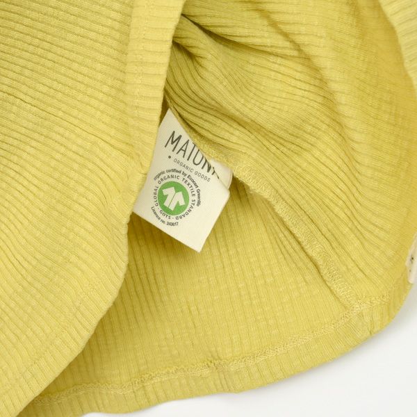 オーガニックコットン キッズリブＴシャツ(半袖)