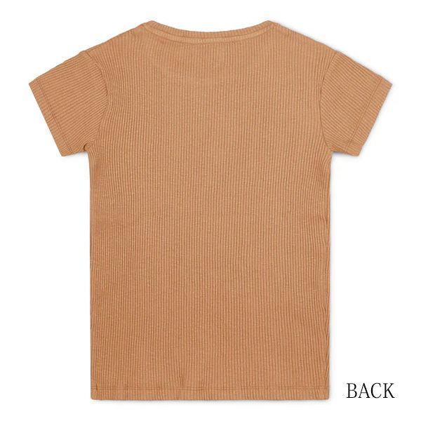 オーガニックコットン キッズリブＴシャツ(半袖)