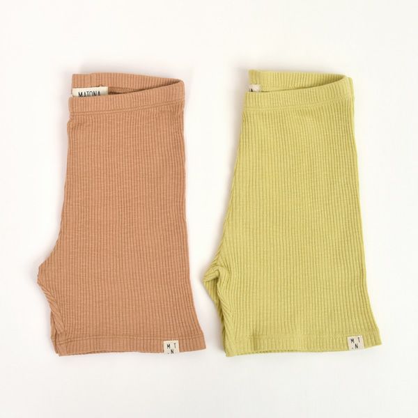 オーガニックコットン キッズバイカーショーツ