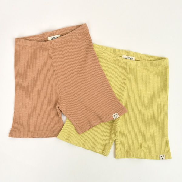 オーガニックコットン キッズバイカーショーツ