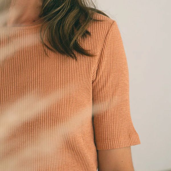 オーガニックコットン リブＴシャツ(半袖)