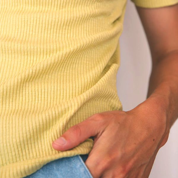 オーガニックコットン リブＴシャツ(半袖)