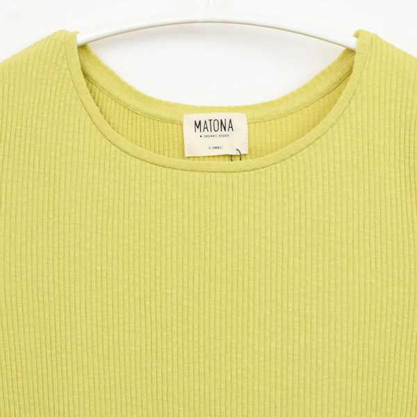 オーガニックコットン リブＴシャツ(半袖)