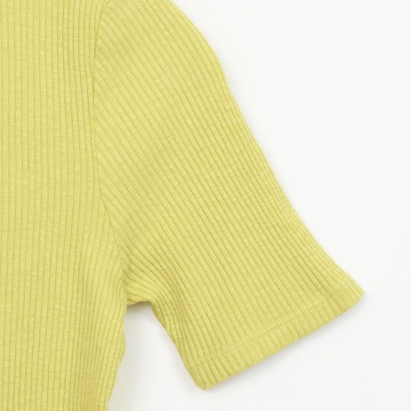 オーガニックコットン リブＴシャツ(半袖)