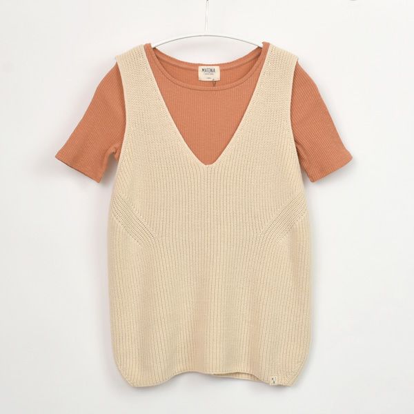 オーガニックコットン リブＴシャツ(半袖)