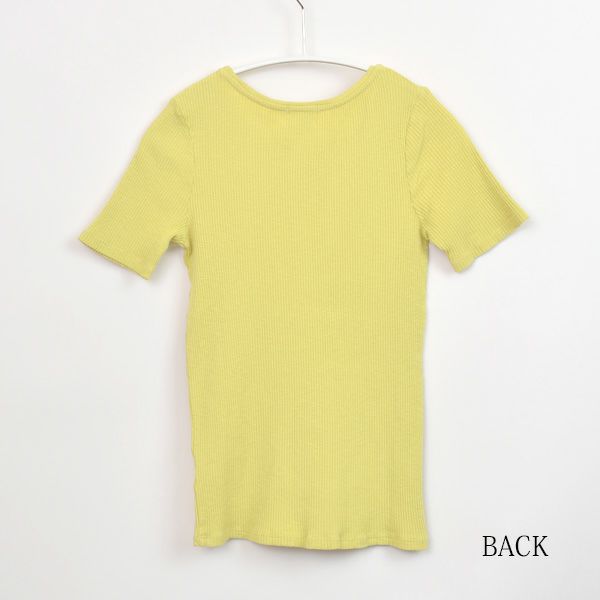 オーガニックコットン リブＴシャツ(半袖)