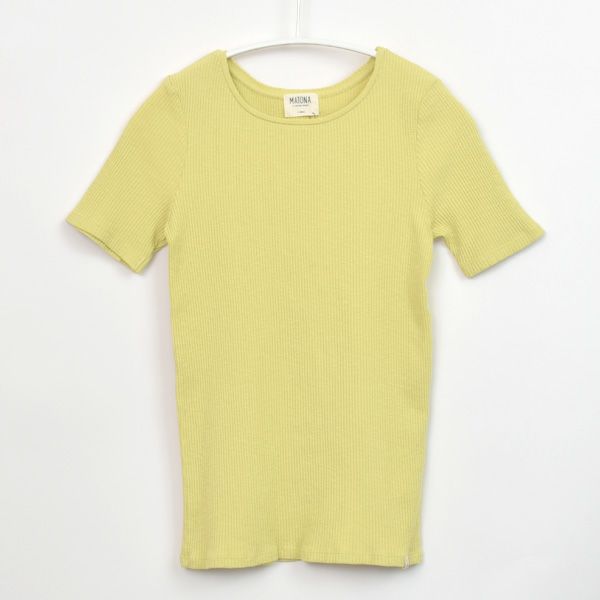 オーガニックコットン リブＴシャツ(半袖)