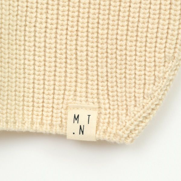 オーガニックコットン ノースリーブニット