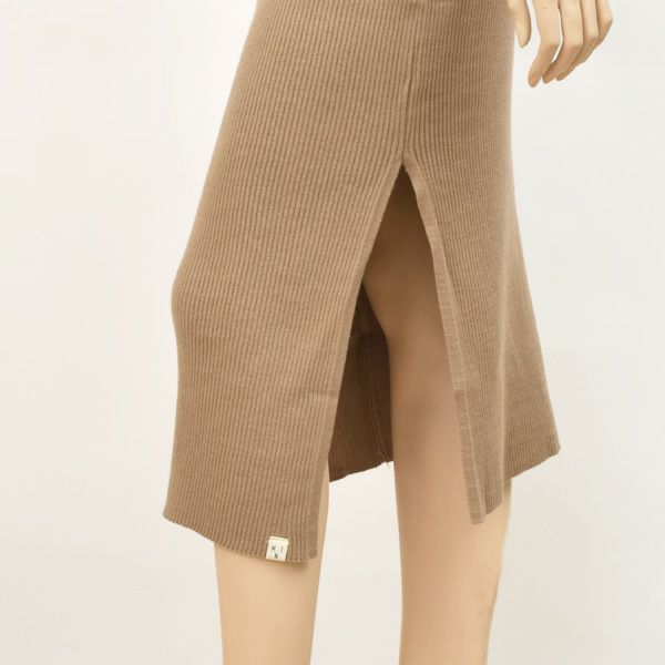 オーガニックコットン サイドスリットスカート