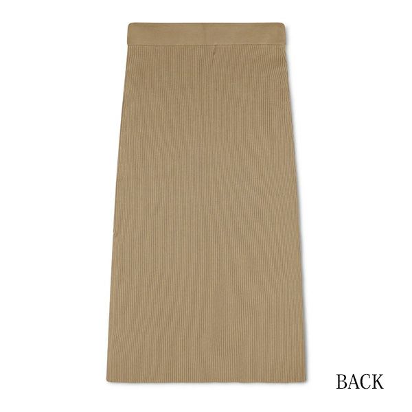 オーガニックコットン サイドスリットスカート
