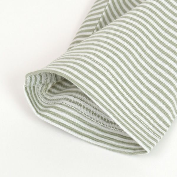 オーガニックコットン キッズカプリレギンスFineStripe