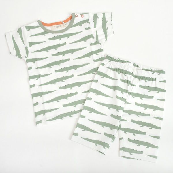 オーガニックコットン キッズパジャマ(半袖)Crocs