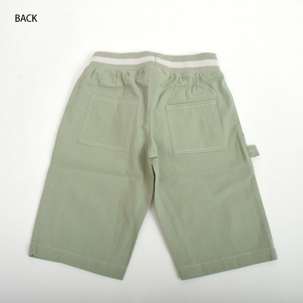 オーガニックコットン キッズペインターハーフパンツ