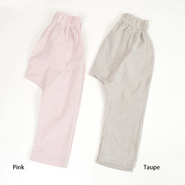 オーガニックコットン キッズシアサッカーバギーパンツ