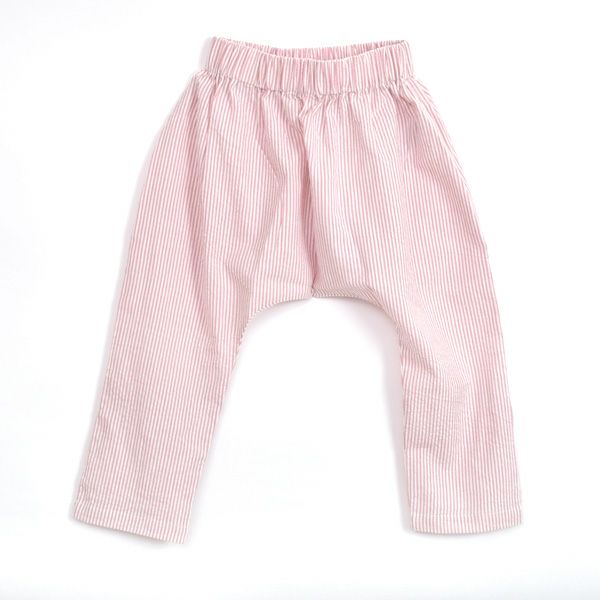 オーガニックコットン キッズシアサッカーバギーパンツ