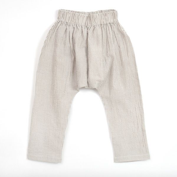 オーガニックコットン キッズシアサッカーバギーパンツ