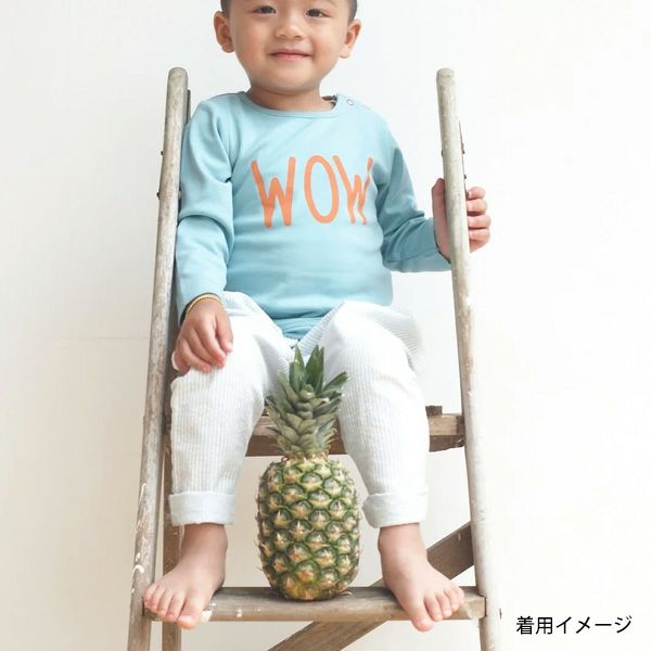 オーガニックコットン キッズシアサッカーバギーパンツ