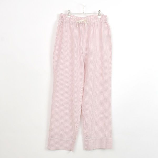 オーガニックコットン シアサッカーリラックスパンツ