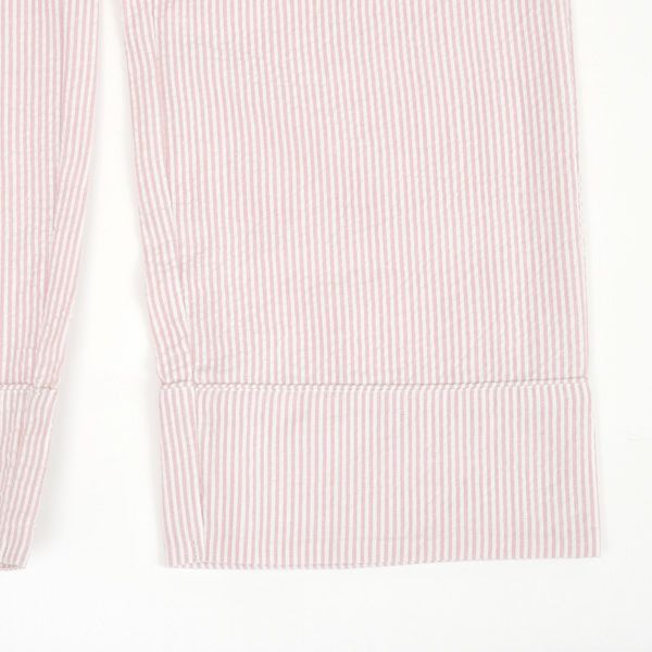 オーガニックコットン シアサッカーリラックスパンツ