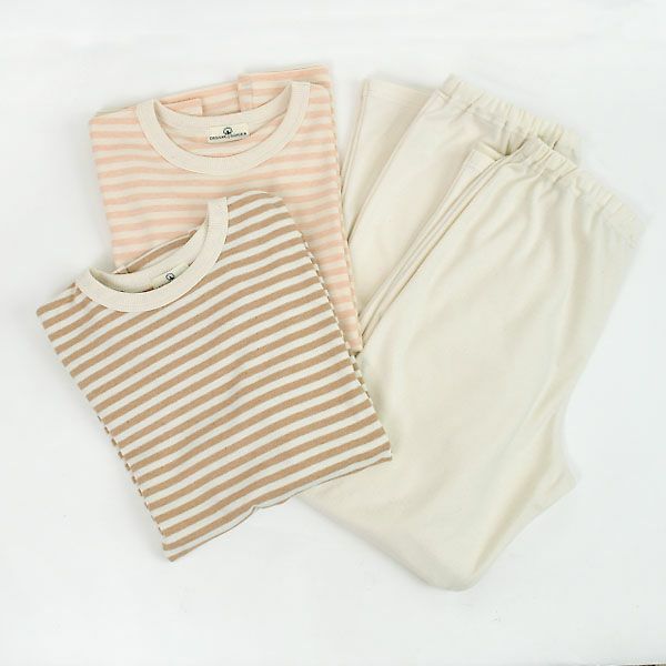 オーガニックコットン スムースパジャマ