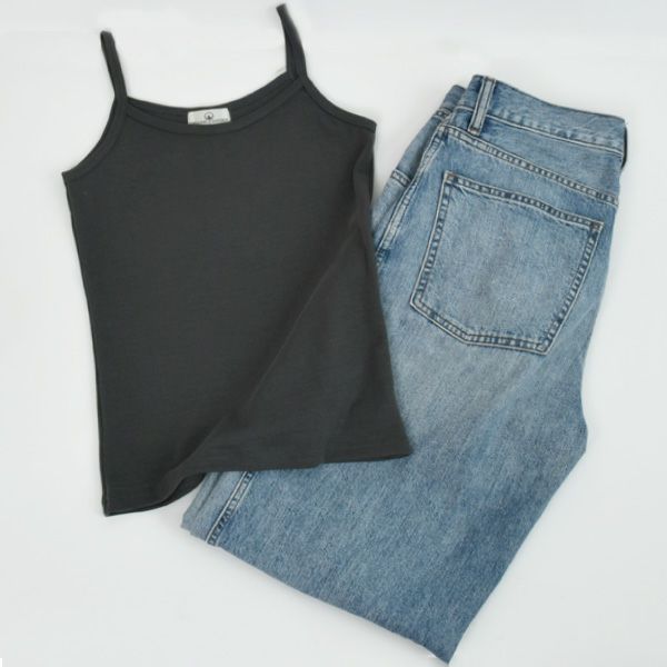 オーガニックコットン 五倍子染めキャミソール