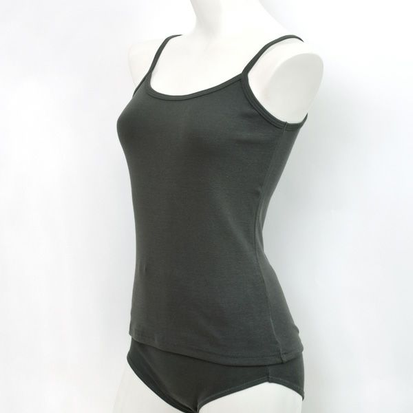 オーガニックコットン 五倍子染めキャミソール