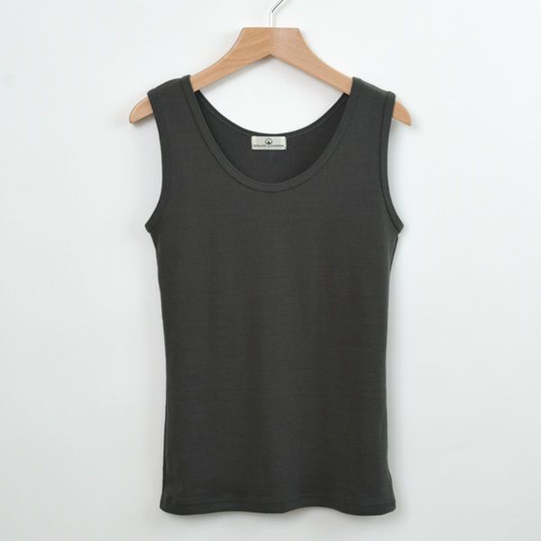 オーガニックコットン 五倍子染めタンクトップ