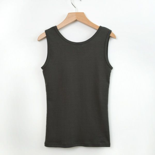 オーガニックコットン 五倍子染めタンクトップ