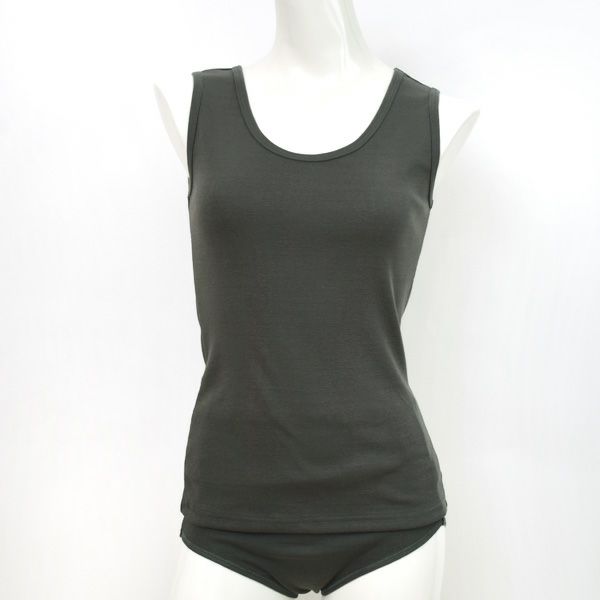 オーガニックコットン 五倍子染めタンクトップ