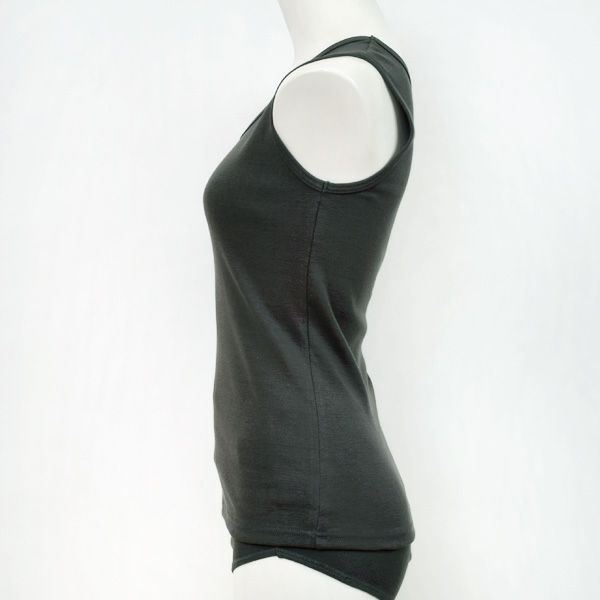 オーガニックコットン 五倍子染めタンクトップ