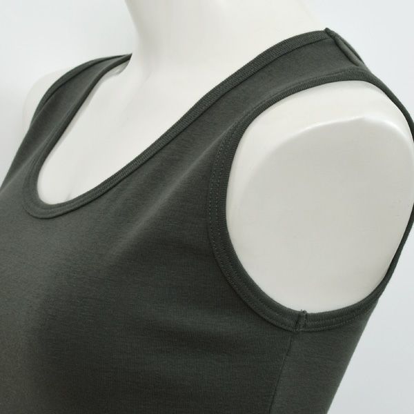 オーガニックコットン 五倍子染めタンクトップ