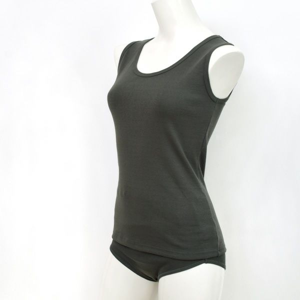 オーガニックコットン 五倍子染めタンクトップ