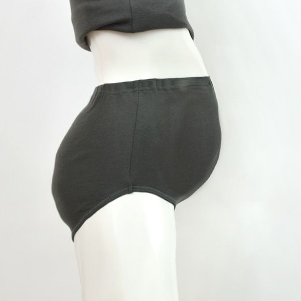 オーガニックコットン マタニティ五倍子染めショーツ