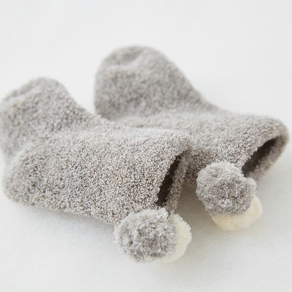 オーガニックコットン＆ヤクパイルソックス