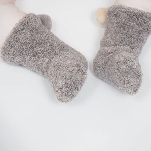 オーガニックコットン＆ヤクパイルソックス