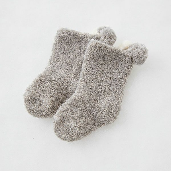 オーガニックコットン＆ヤクパイルソックス