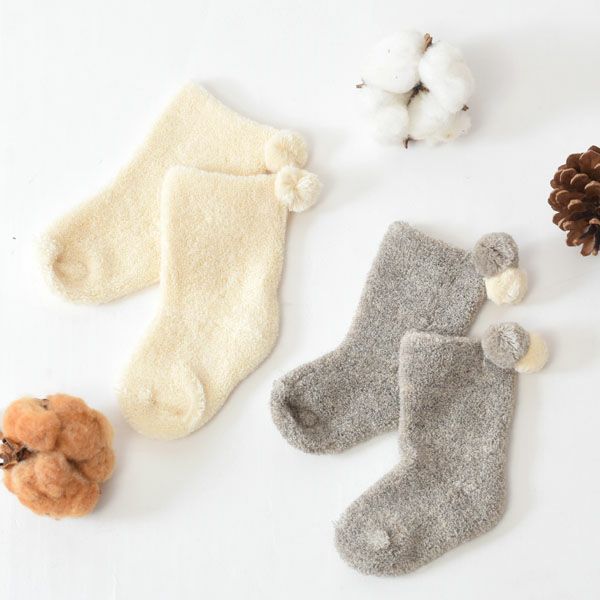 オーガニックコットン＆ヤクパイルソックス