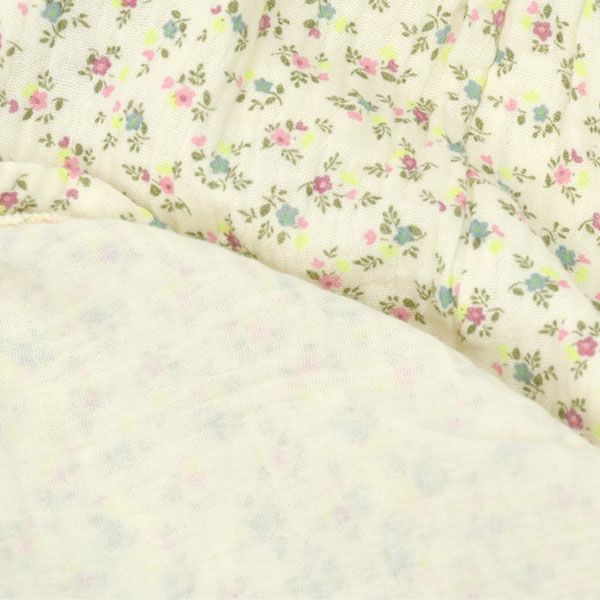 オーガニックコットン ベビーガーゼサロペット