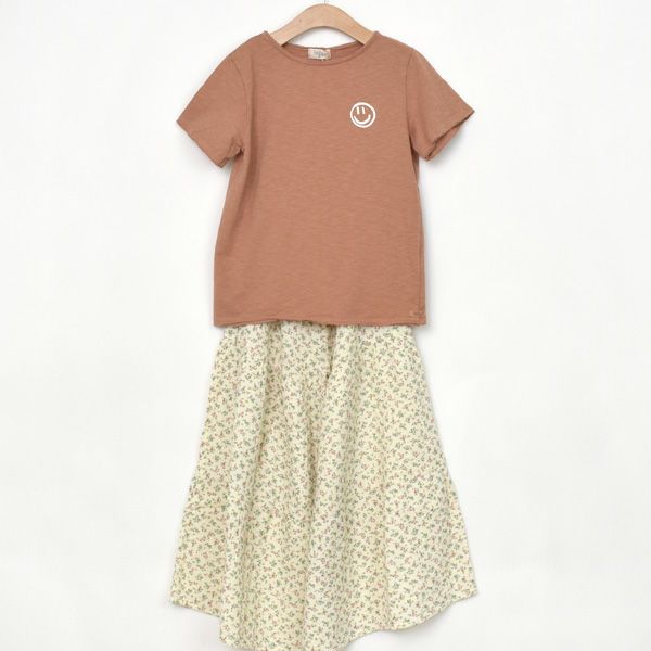 オーガニックコットン キッズガーゼフォークロアパンツ